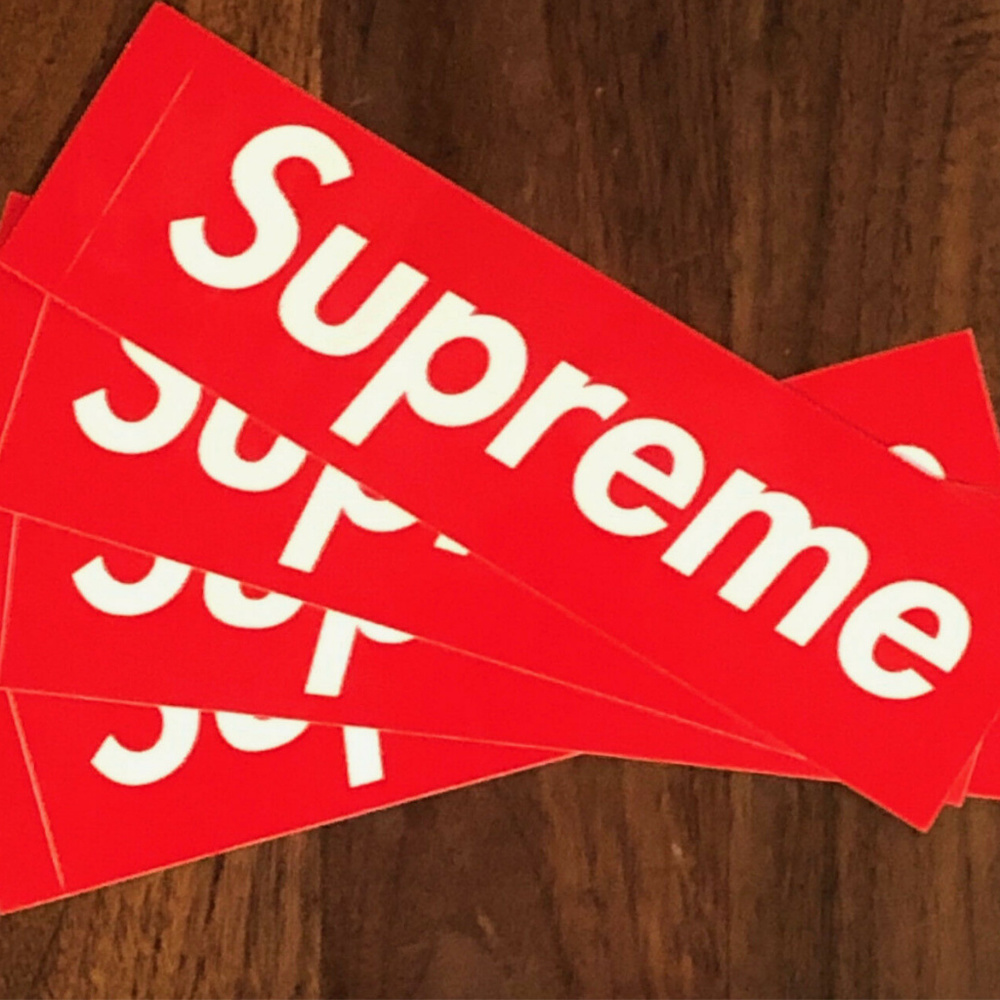 Supreme New York Box Logo Stickers